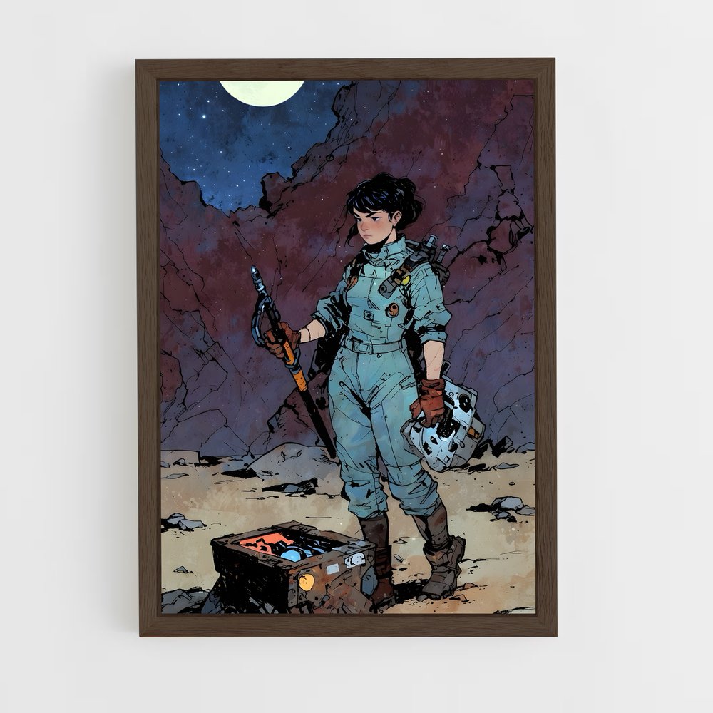 Poster Sentinelle des Étoiles – affiche Art spatial (vue 5)